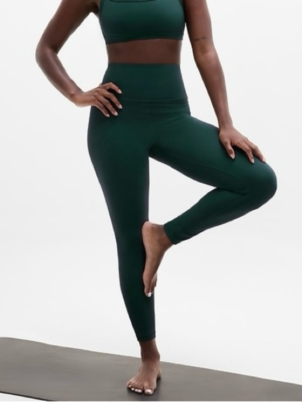 Athleta Elation Ultra High Rise Tight Leggings in Pine
